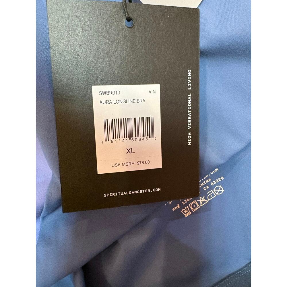 Spiritual Gangster, Aura Longline Bra, NWT, XL - Picture 6 of 8